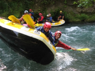 Avventura con il rafting